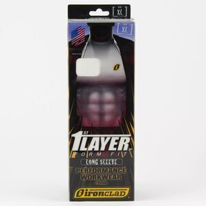 Ironclad Men's 1st Layer Form Fit Long Sleeve Work Shirt in White, XL